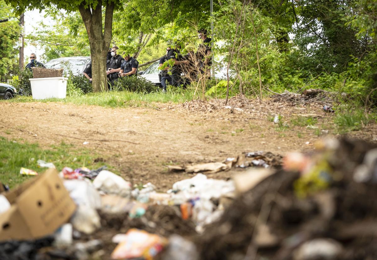 Winston Salem Officials Tearing Down Tent City On Akron Drive Local News Journalnow Com