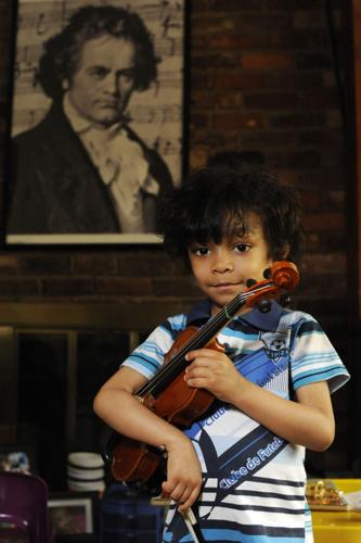Child prodigy fights for every note