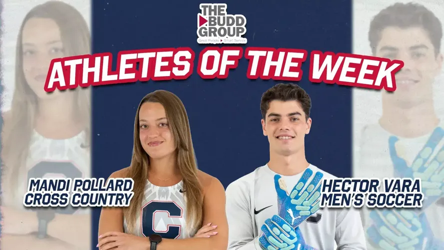 Pollard and Vara Earn Catawba Athletics Budd Group Athletes of the Week