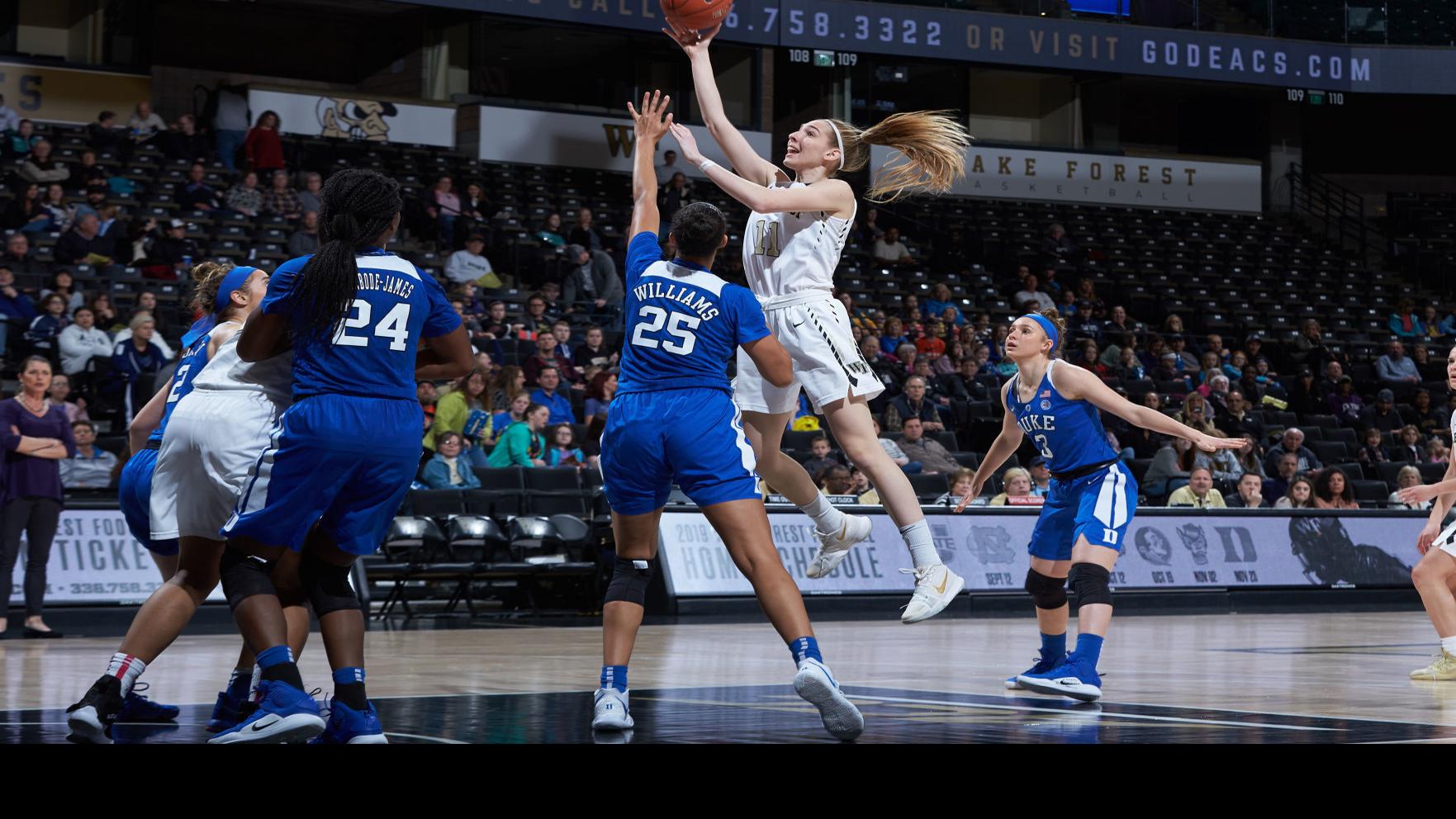 While Battling Injuries Wake Forest Women S Basketball Loses To