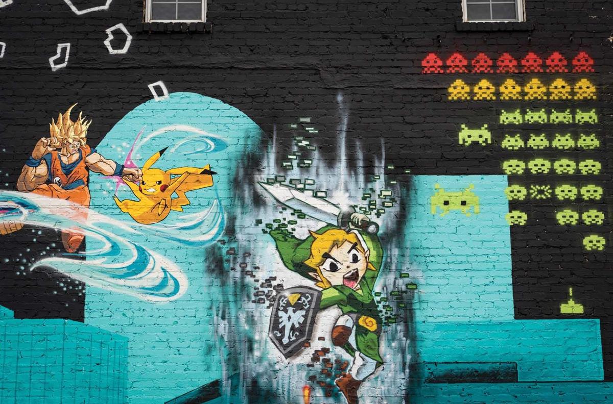 Winston Salem Visual Artist Is Creating Innovation Quarter S Depot Street Renaissance Mural Arts Theatre Journalnow Com