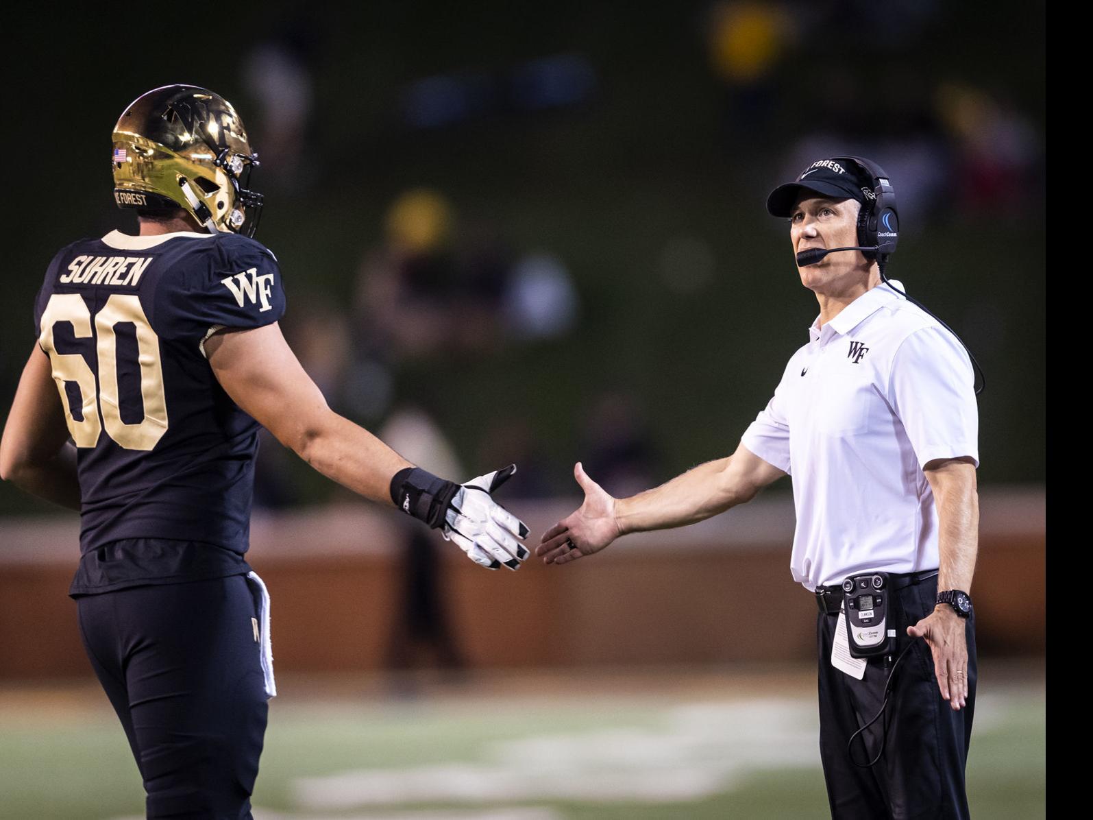 Wake Forest S John Currie Dave Clawson During Videoconference
