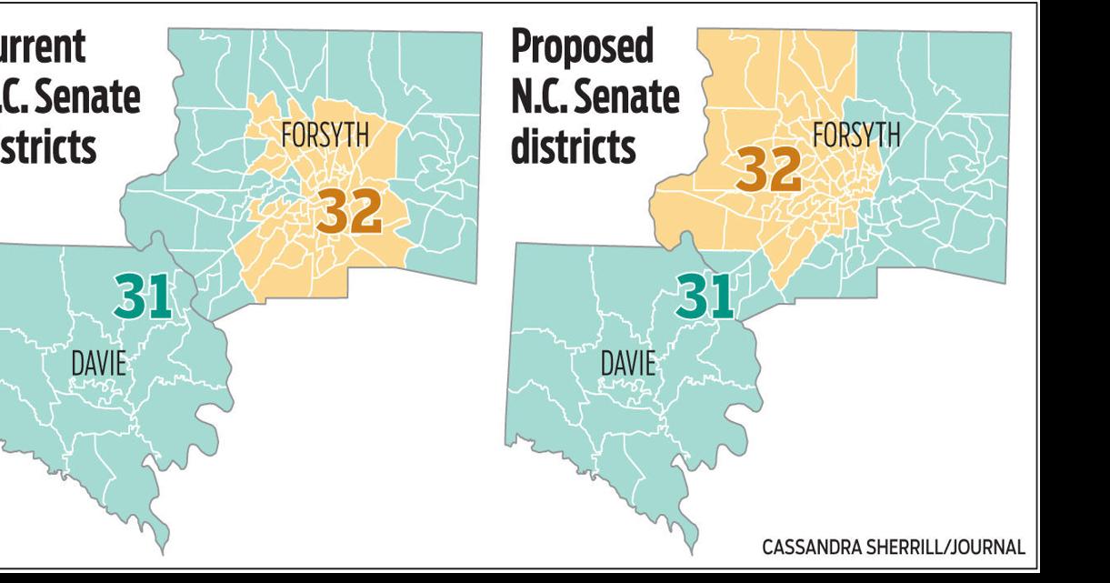 Latest redistricting maps would mean major shifts for Forsyth voting