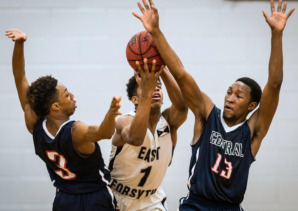 East Forsyth Boys Basketball 66 60 Victory Over High Point Central Galleries Journalnow Com