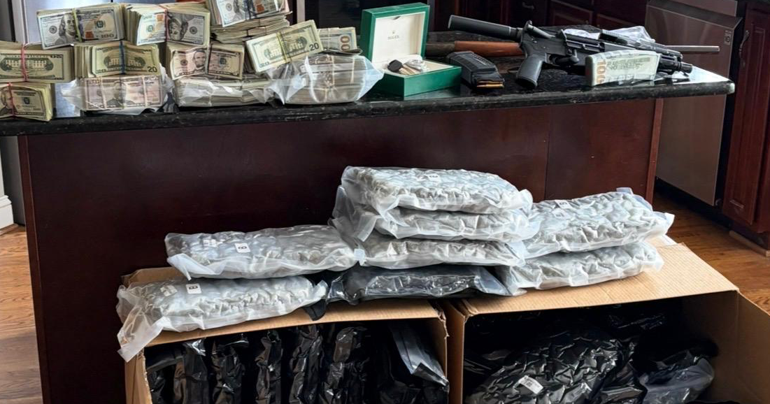 Weed, guns, $220K in cash seized. Two men face drug trafficking charges in Guilford