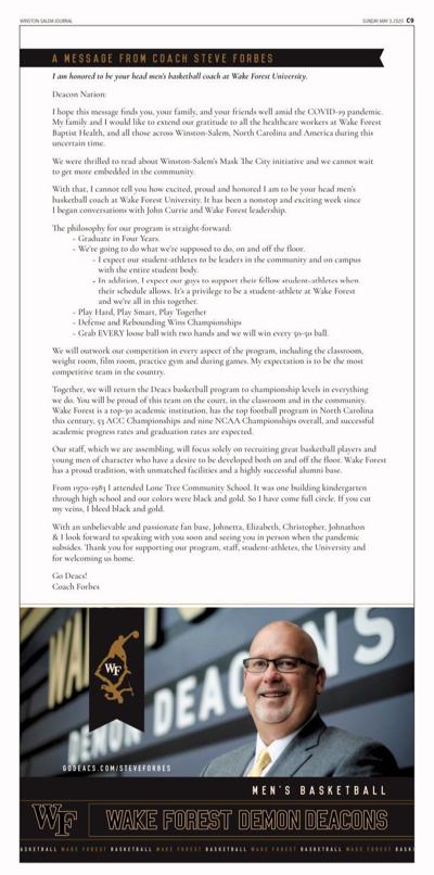 Wake Forest Elevates Its Marketing Of Men S Basketball Program