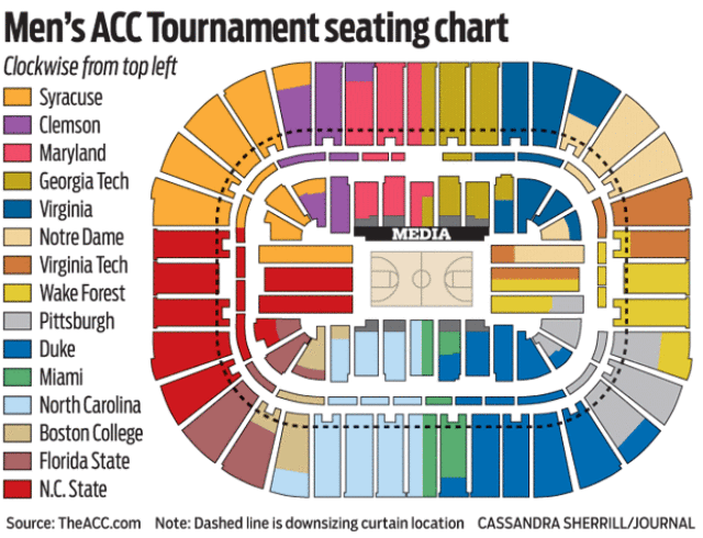 Acc Tournament Seating Chart