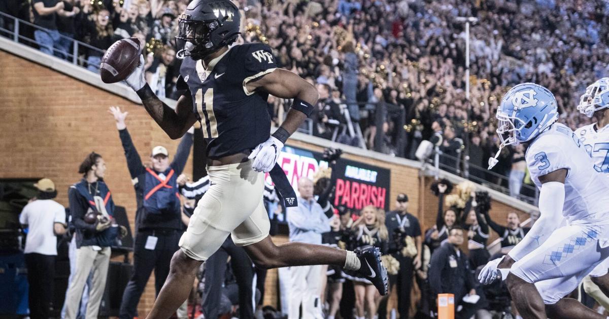 Interception costly for Wake Forest as Tar Heels edge Demon Deacons