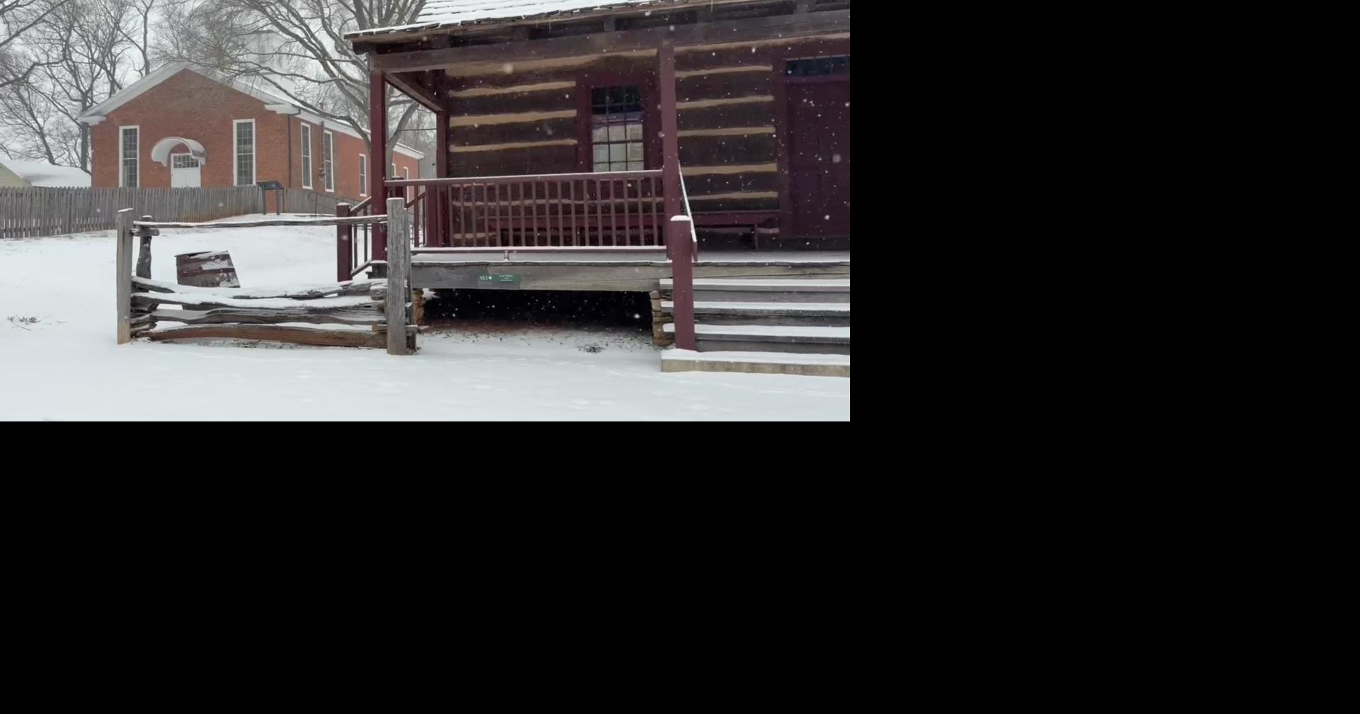 Snow scenes around Winston-Salem