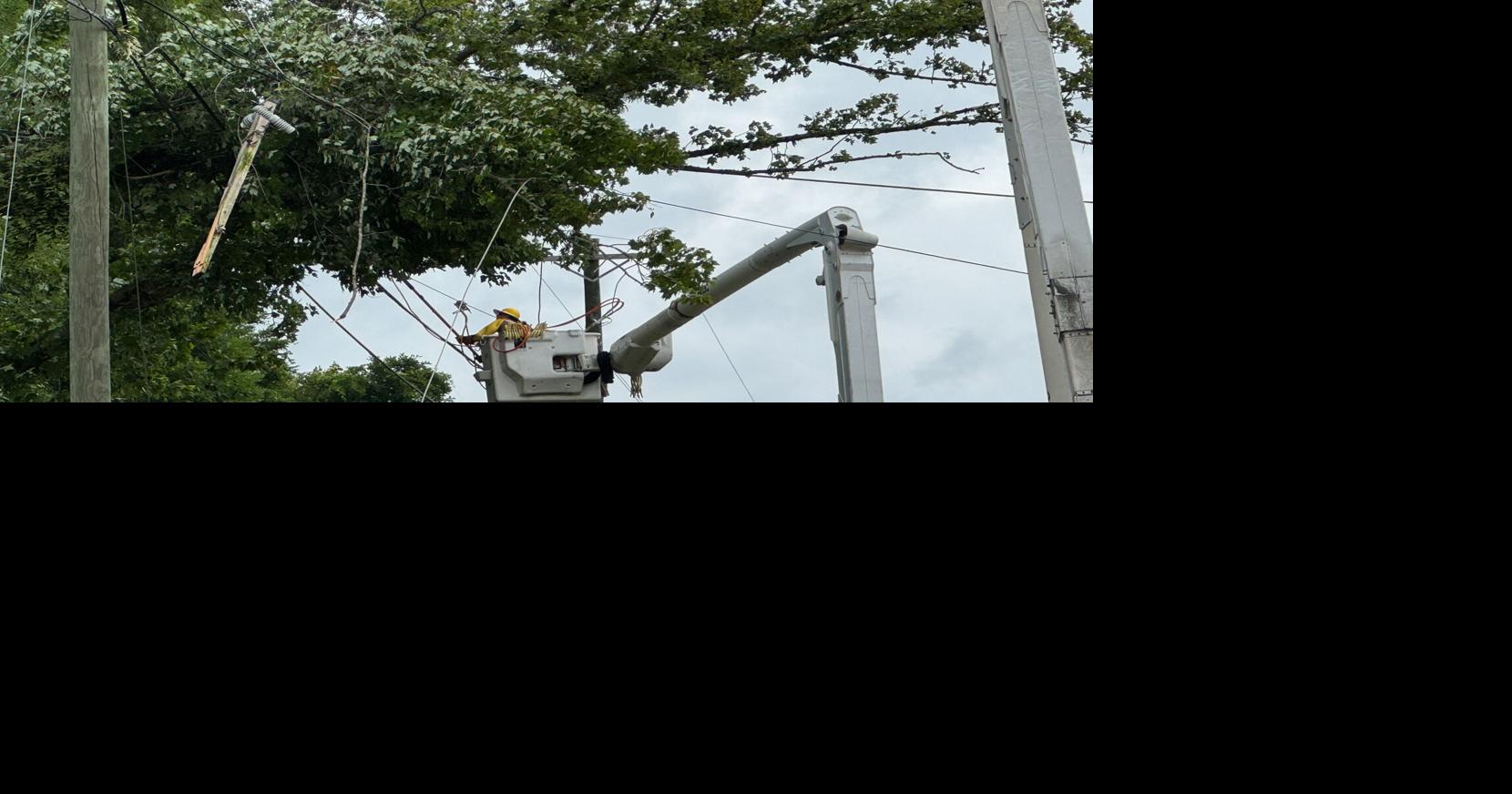 See the photos, video: Storm cuts power, downs trees in Guilford County