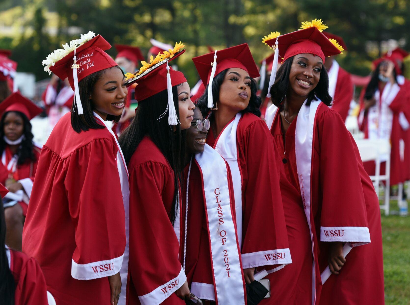 295 students in WSSU's School of Health Sciences received their degrees