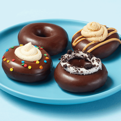 Mini Chocolate Glazed Donuts - Taffey Bakery