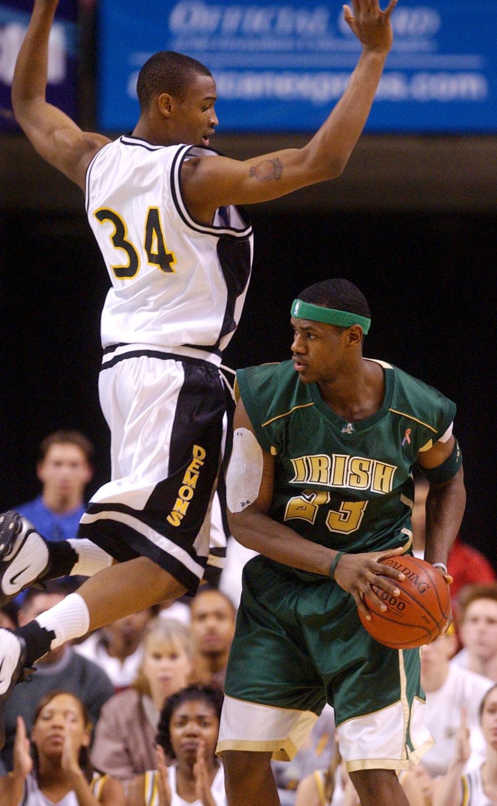 Photos Lebron James High School Team Played R J Reynolds In 2003 Galleries Journalnow Com
