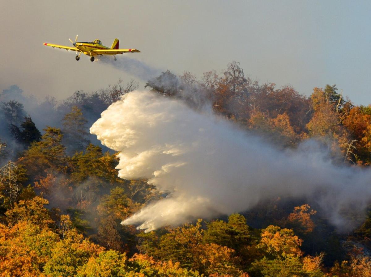 Crews will likely be fighting Sauratown Mountain wildfire through