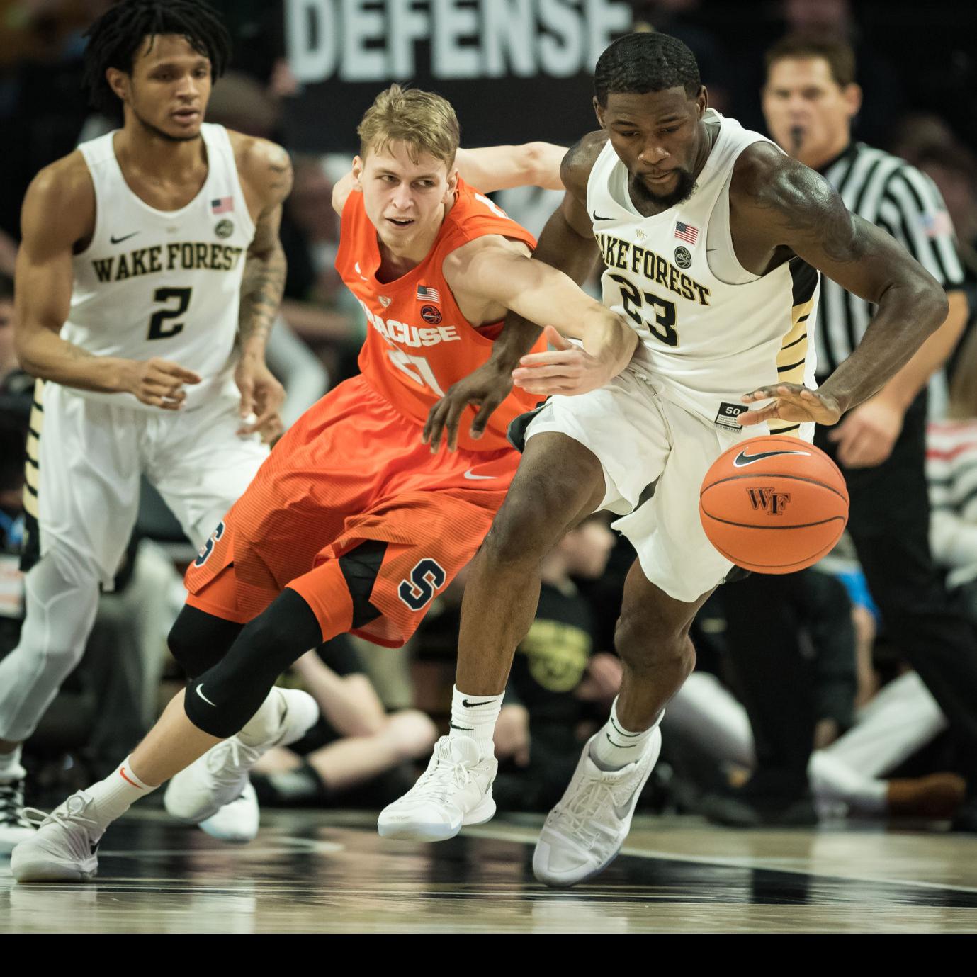 Photos Wake Forest Men S Basketball Falls To Syracuse 79 54