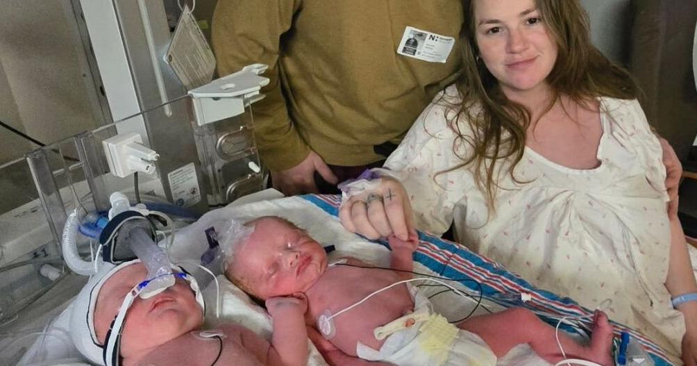 Twins are first babies of 2026 at Forsyth Medical Center