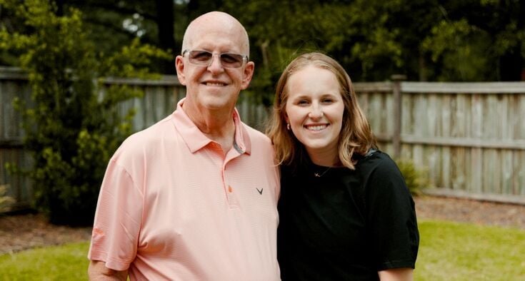 She gave her dad the gift of life