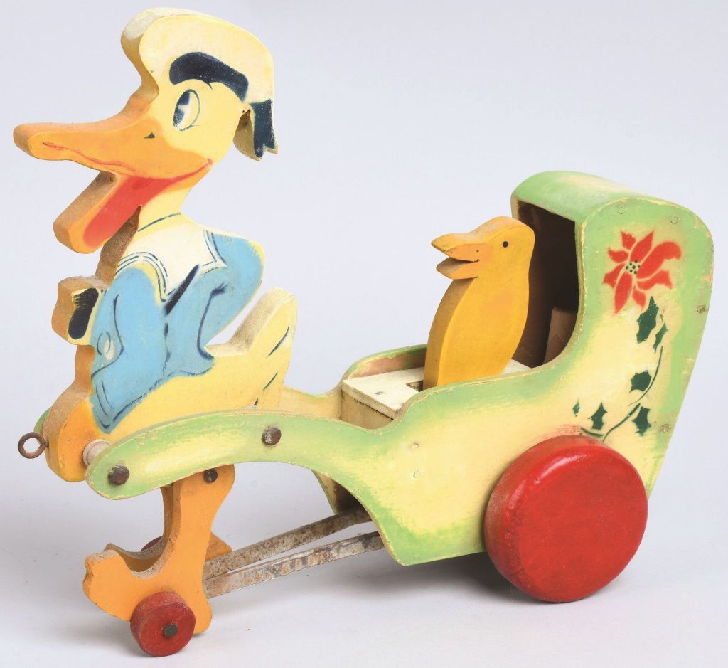 donald duck pull toy