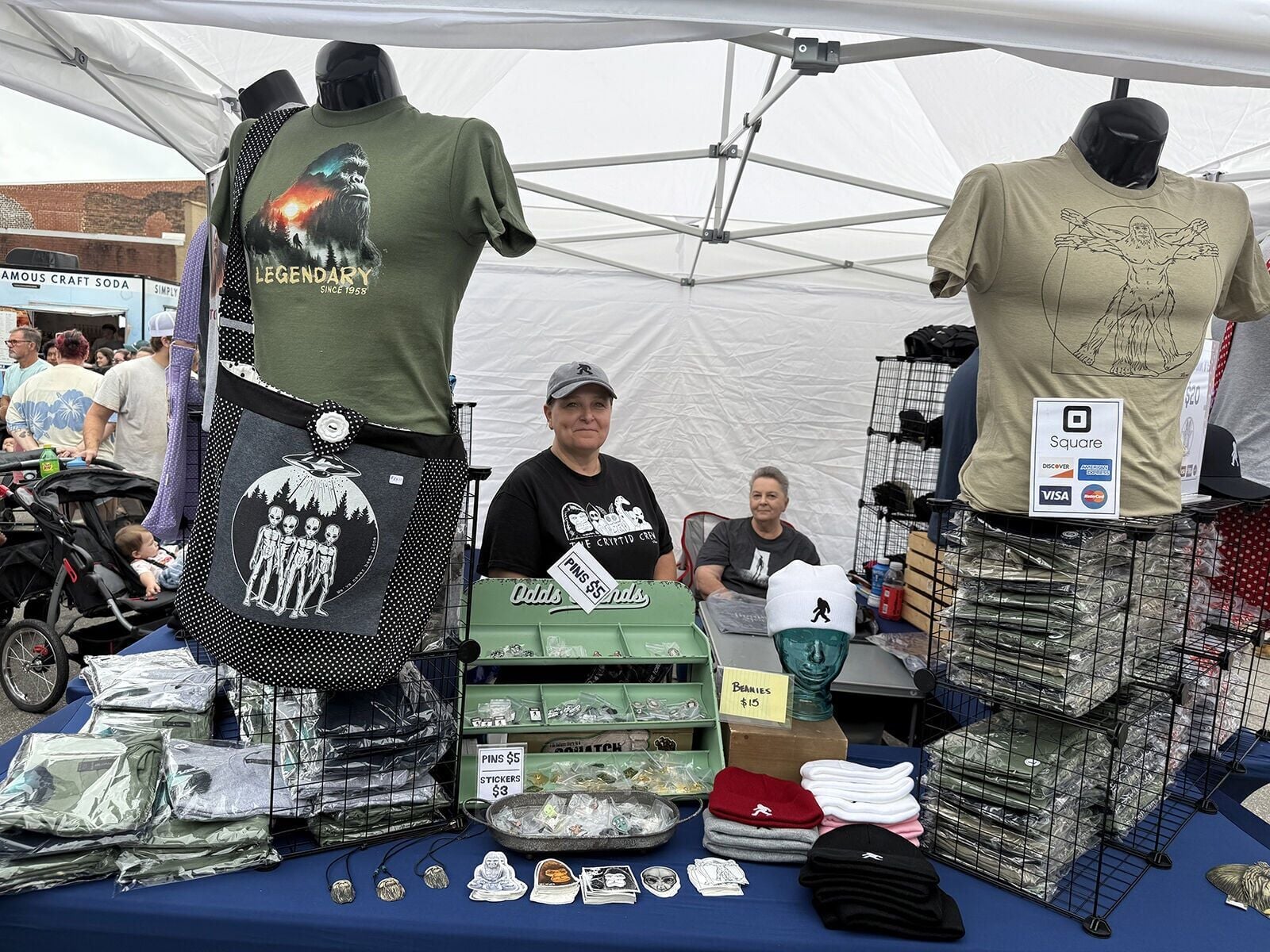 sasquatch-footprint-casts-on-display-at-the-annual-bigfoot-festival