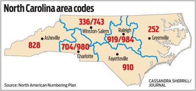 Area code map