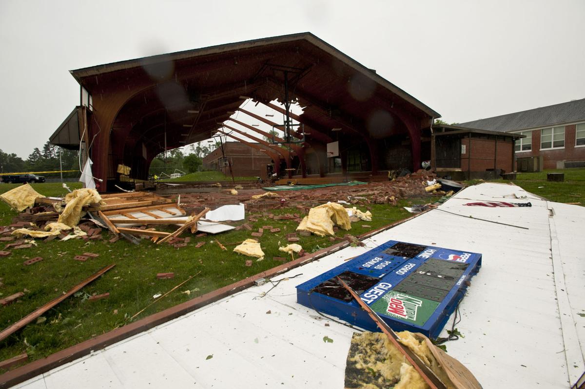 Watch Surveillance video from Courtney Elementary School when tornado