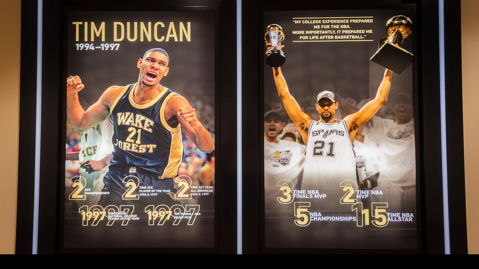 Teammates Coaches Of Tim Duncan Saw His Potential Early In His Wake Forest Career Wfu Journalnow Com