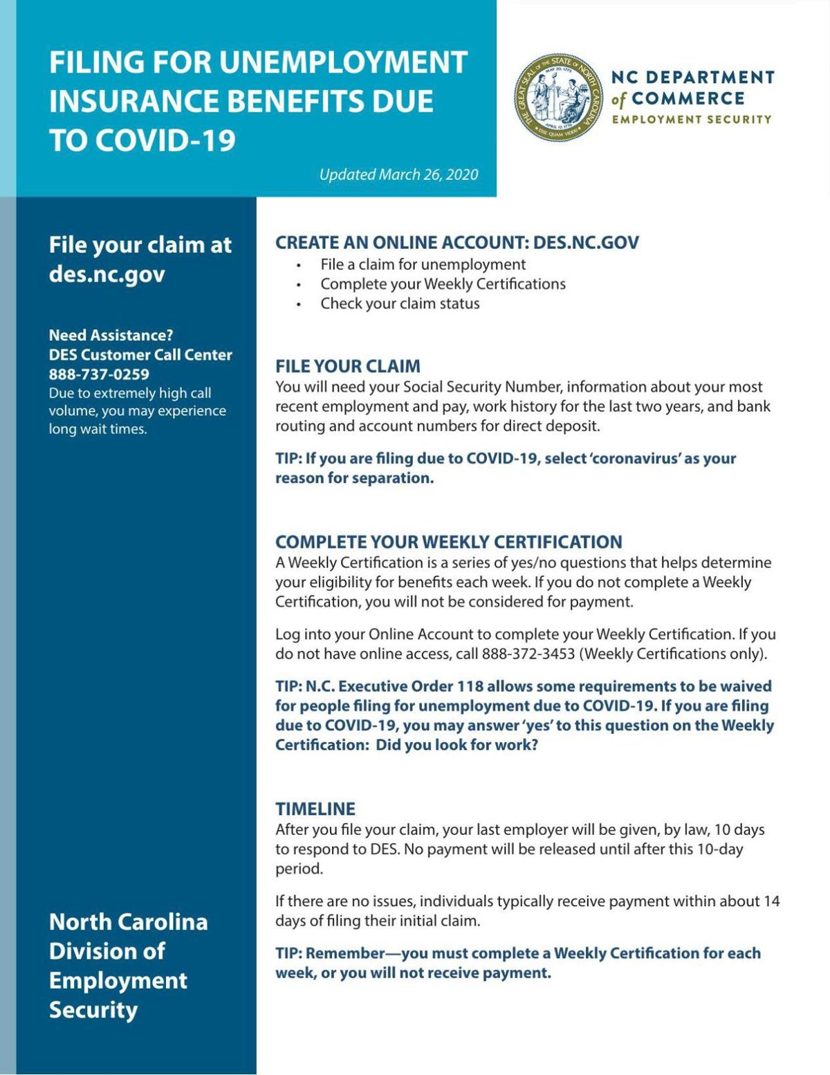 COVID 19 claims tip sheet