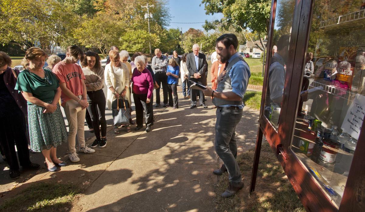 Winston Salem Church S Blessing Box Provides Free Food For Those