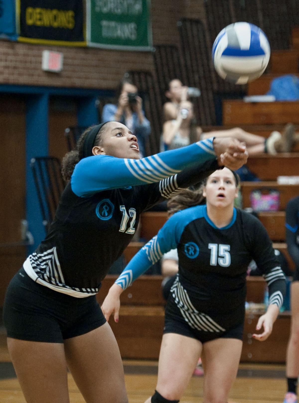 Reagan Volleyball at Mount Tabor High School