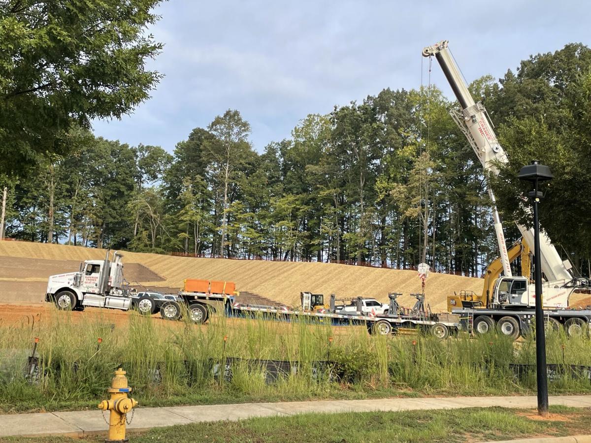 Work advances on Main Street Village Point in Clemmons
