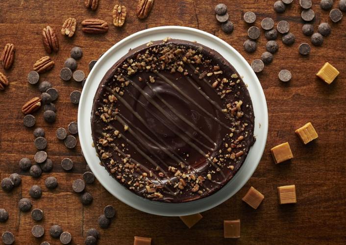 Chocolate Brownie Turtle Cheesecake