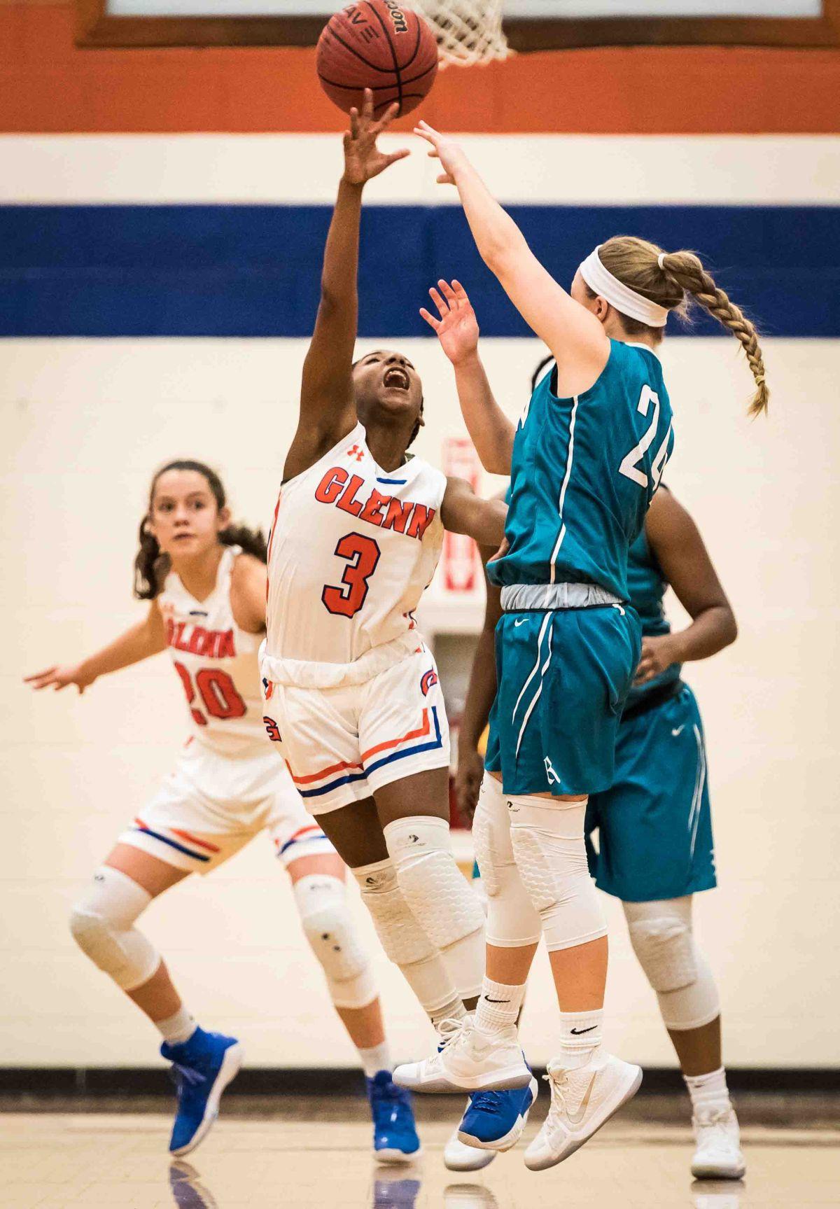 Reagan Girls Basketball 62 53 Over Glenn Galleries Journalnow Com