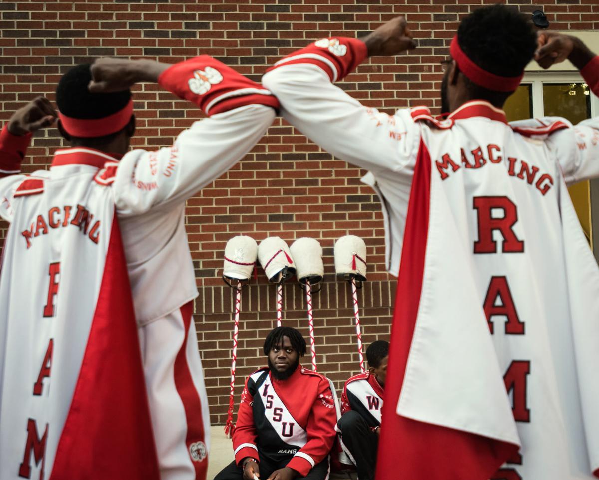 Four drum majors are the heart of the Winston-Salem State University ...