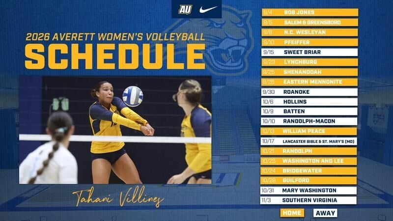 Women’s volleyball unveils 2026 schedule with times