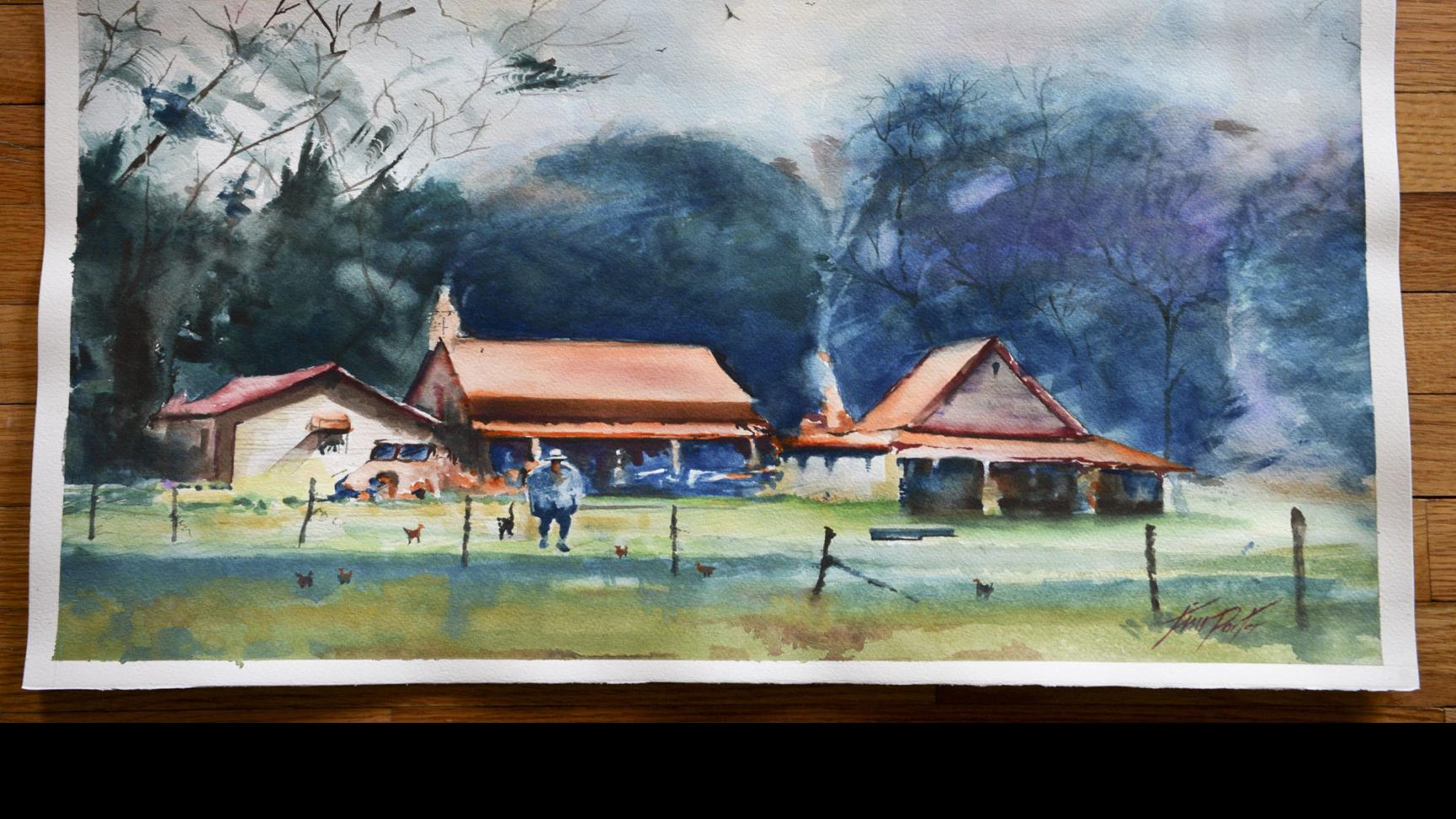 Stokes County Native S Paintings Come From Stories Of His Life