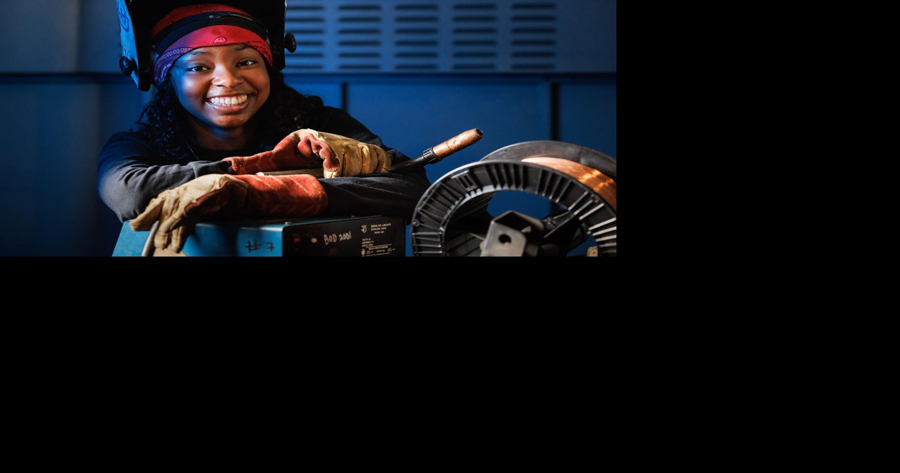 Northeast Guilford GTCC Welding Student Tyanna Whitehead