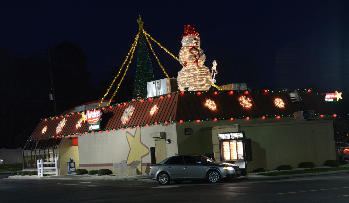 Winston Salem Christmas Events 2022 Iconic Hardee's Christmas decorations late going up this year at Winston Salem Christmas Events 2022 Iconic Hardee's Christmas decorations late going up this year at