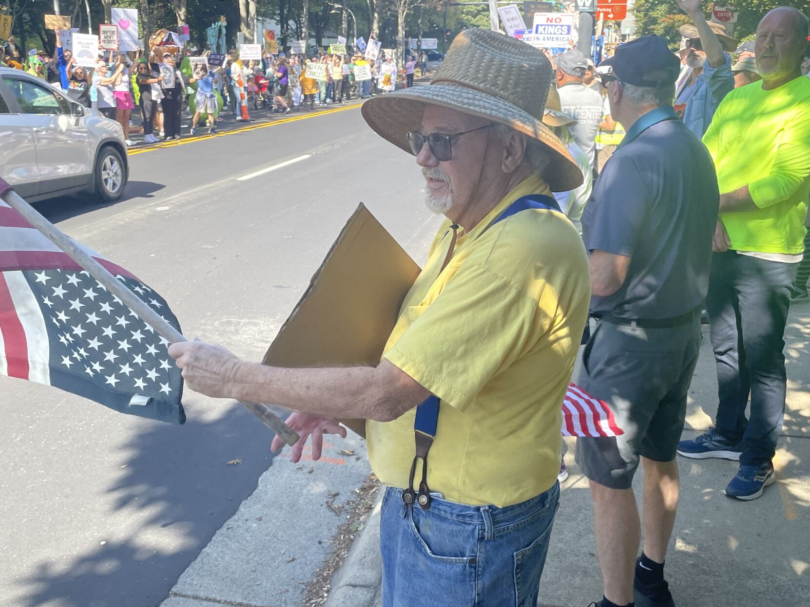 No Kings protest held in Winston-Salem NC