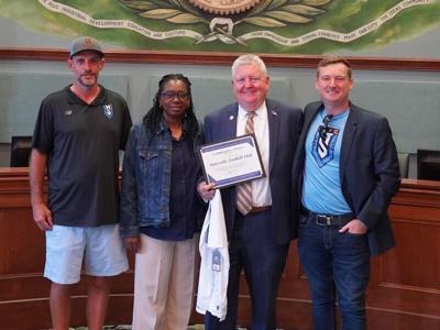 Statesville Football Club Receives Community Spirit Award from Statesville City Council