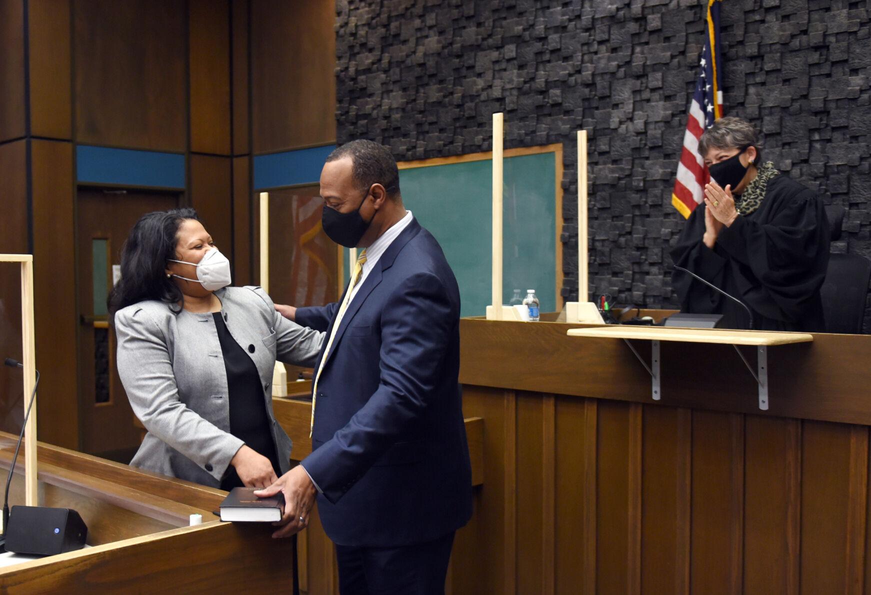 Denise Hines sworn in as Forsyth County Clerk of Court