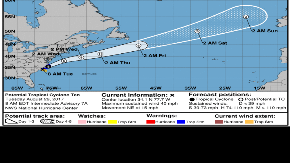 Tropical Storm warning, watch continue in North Carolina | State & Region | journalnow.com