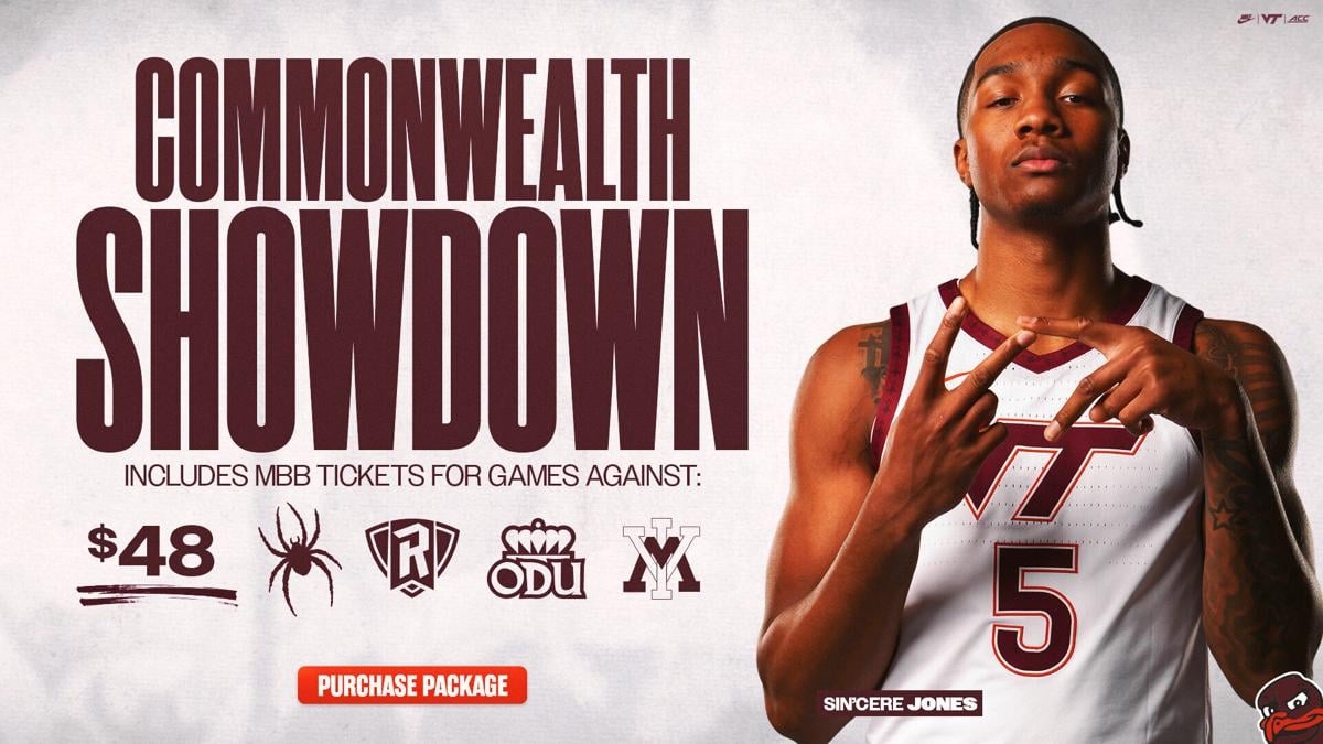 Virginia Tech men’s basketball to offer “Commonwealth Showdown” ticket package in 2026-27 season