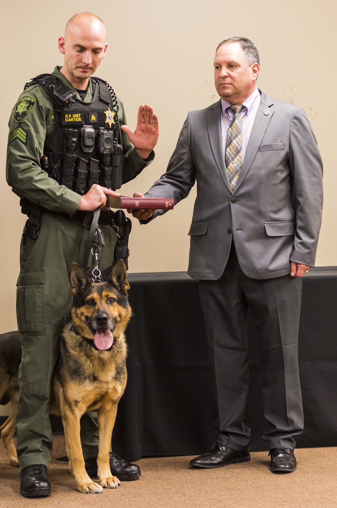 K9 Bruno is smiling for - Forsyth County Sheriff's Office