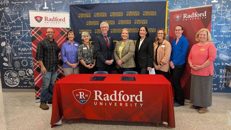 Virginia Western and Radford University sign 3 new agreements to create seamless transfer for medical laboratory science degree
