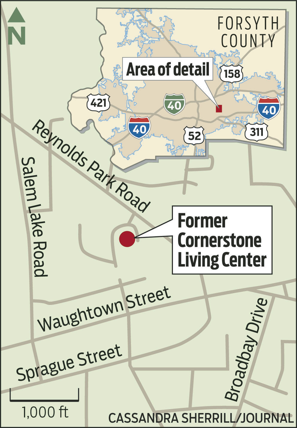 cornerstone living center on Assisted Living Center Wants To Take Over For Facility Forced To Close In 2015 Unclear If Troubled Winston Salem Facility Could Reopen On Reynolds Park Road Local News Journalnow Com
