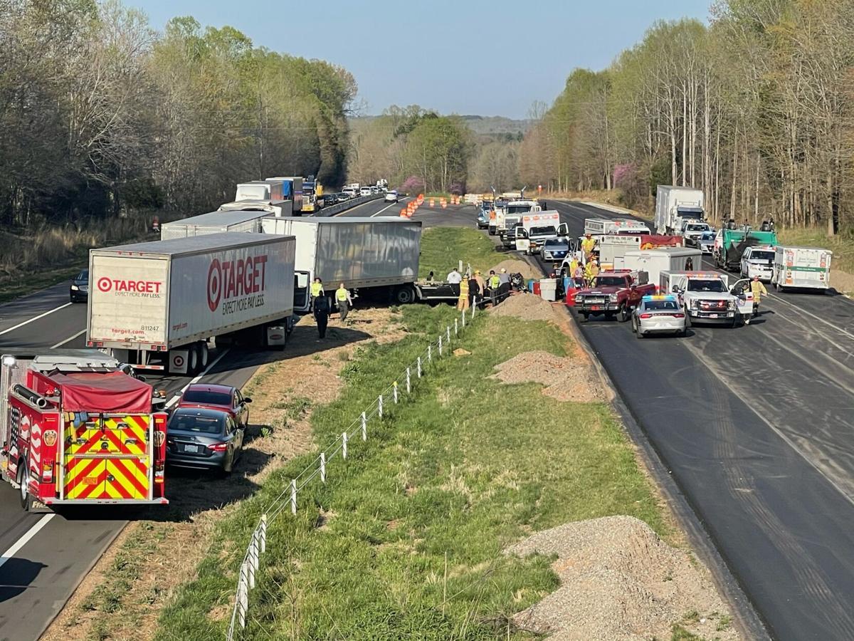 I40 eastbound near Mocksville reopens after wreck in construction zone