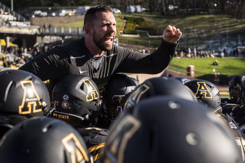App Trail App State Grad And Tight Ends Coach Nic Cardwell Is On