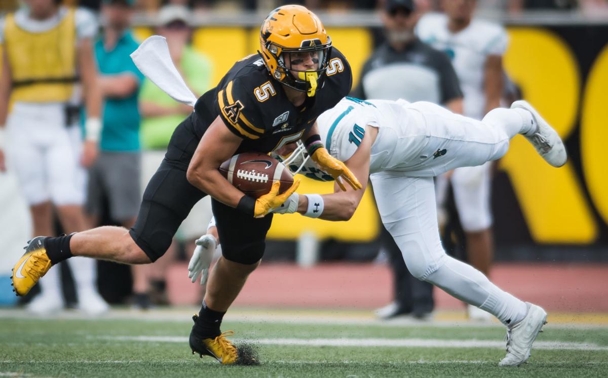 App State quarterback Zac Thomas after the Coastal Carolina win "We