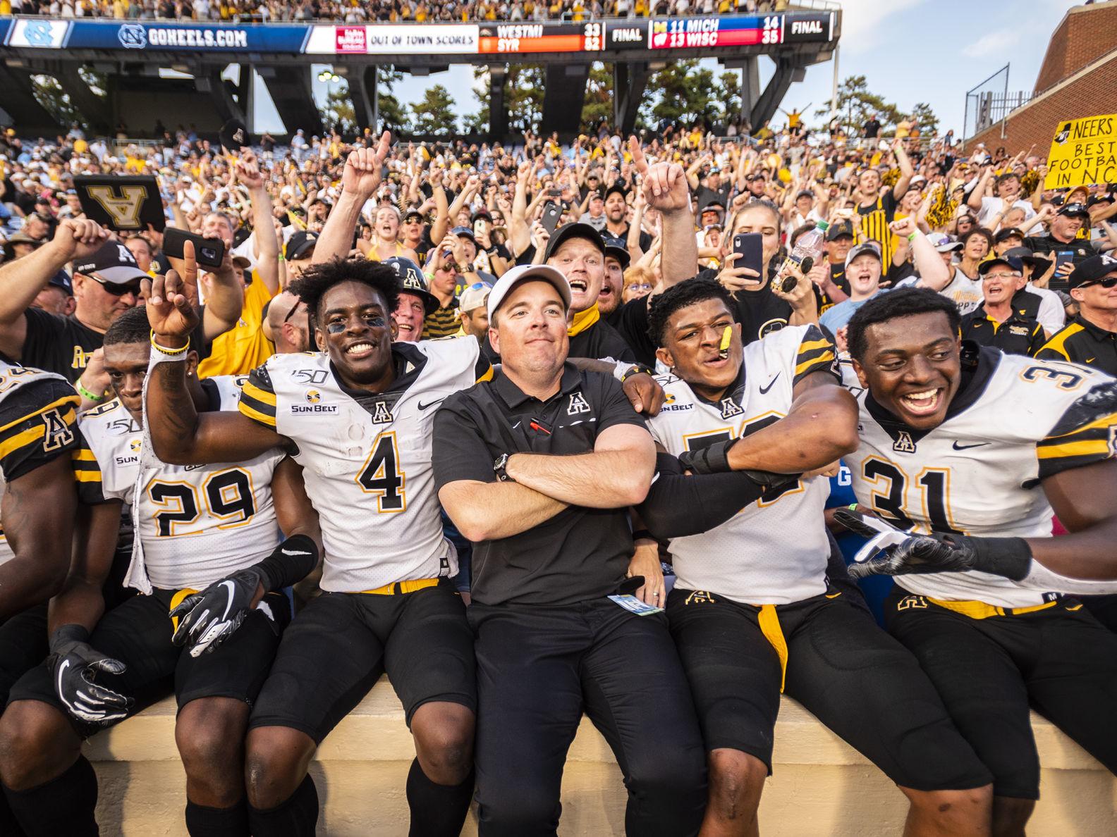 App State Beats Unc Gets First Power Five Win Since Michigan Game