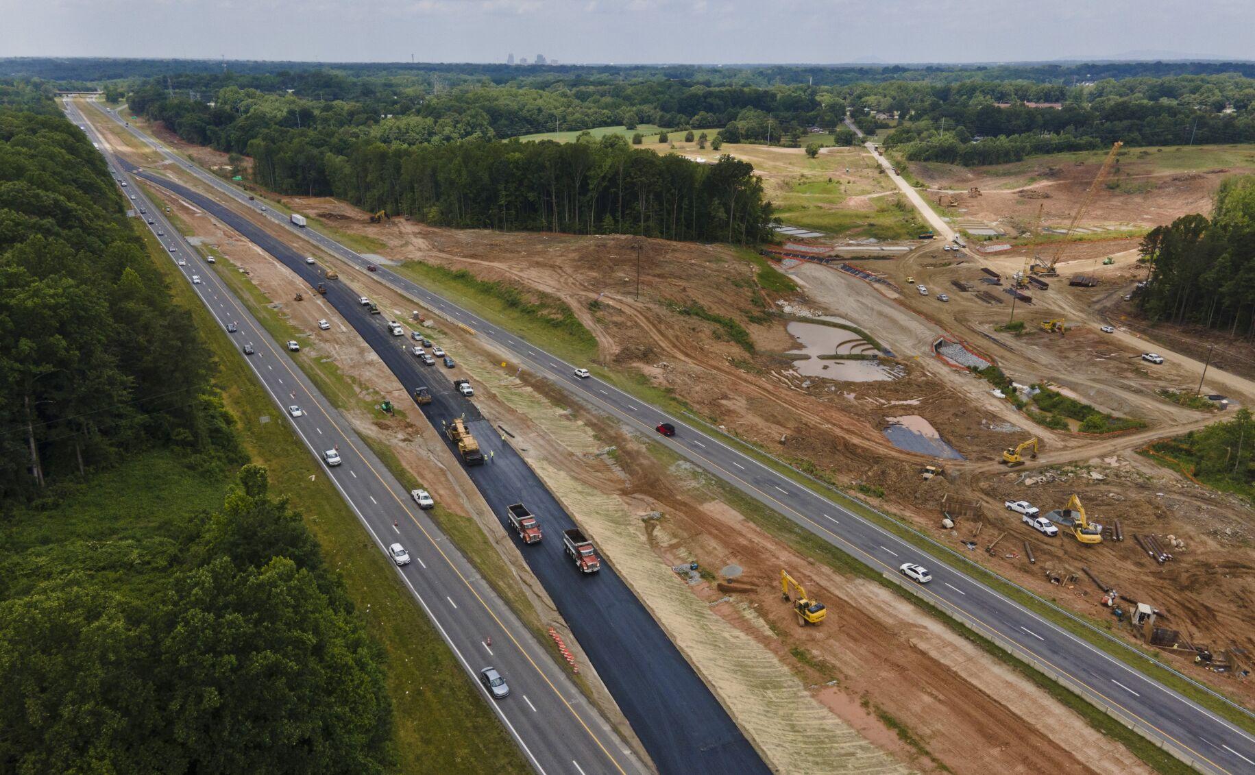 Beltway work brings I74 traffic shift near WinstonSalem